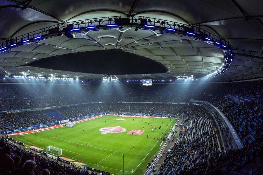 Lapangan sepak bola dengan bola di titik penalti, ilustrasi kategori sportsbook